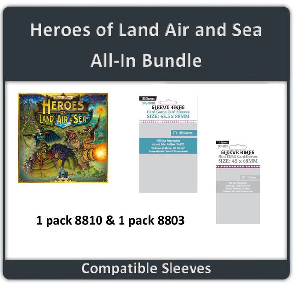 Sleeve Kings - Sleeve Bundle - Heroes of Land, Air & Sea All-In