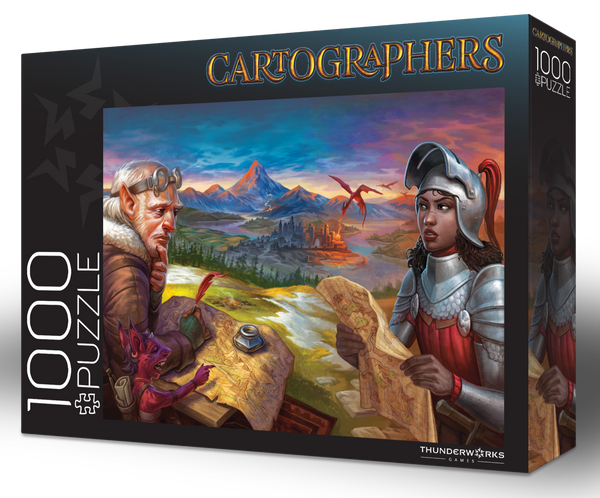Puzzle - Thunderworks Games - Cartographers of Nalos Puzzle Series 1 (1000 Pieces)