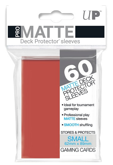 Ultra Pro - PRO-Matte 60ct Small Deck Protector® sleeves: Red