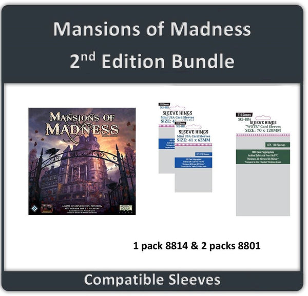 Sleeve Kings - Sleeve Bundle - Mansions of Madness (2nd Edition)