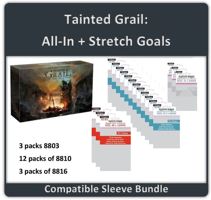 Sleeve Kings - Sleeve Bundle - Tainted Grail: All In & Stretch Goals