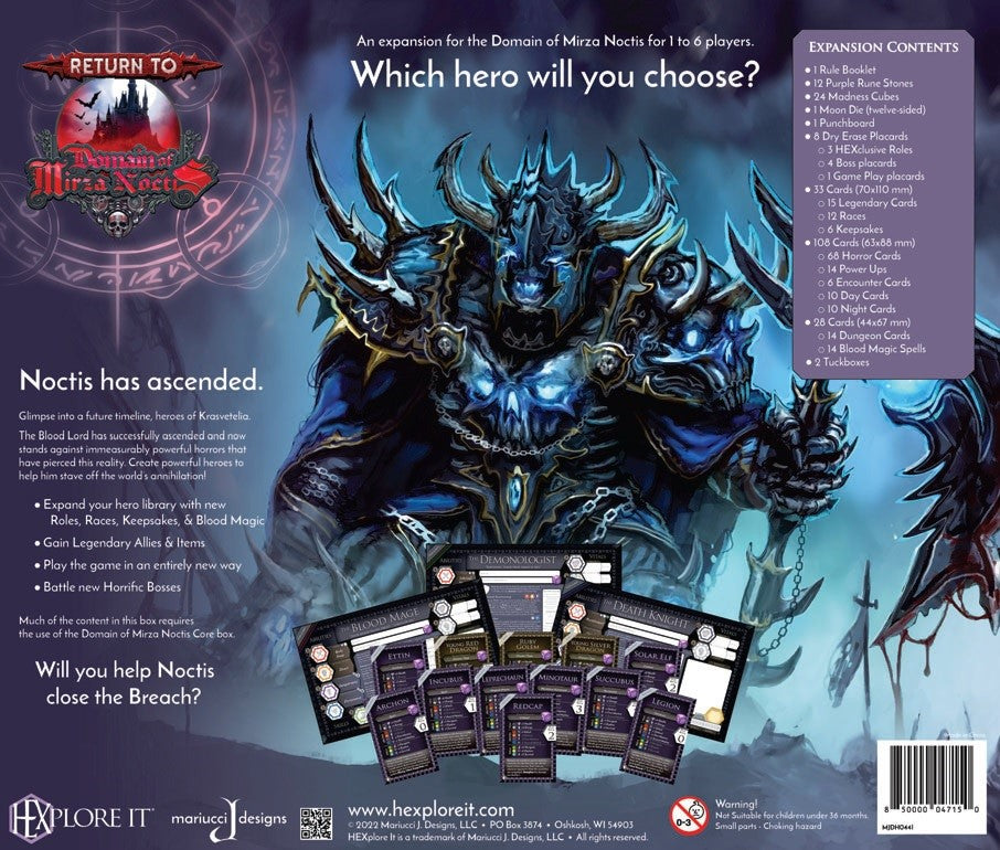 HEXplore It: Return to the Domain of Mirza Noctis