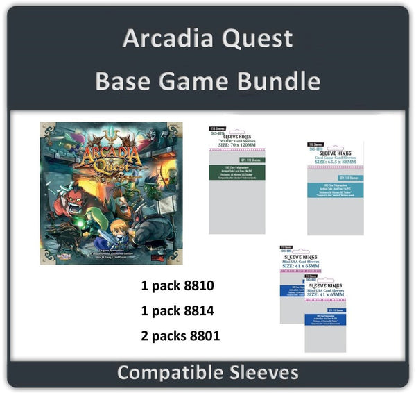Sleeve Kings - Sleeve Bundle - Arcadia Quest (Base Game)