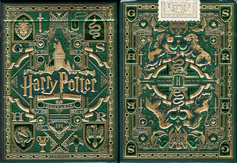 Bicycle Playing Cards - Theory-11 Harry Potter (Green Slytherin)