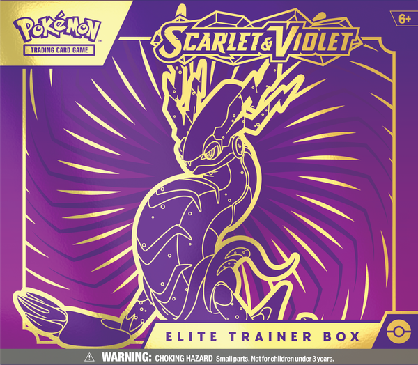 Pokémon - Scarlet and Violet: Elite Trainer Box - Miraidon (Purple)