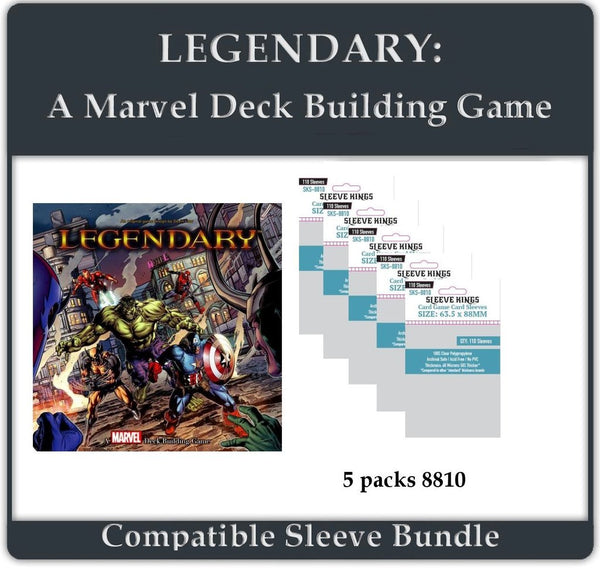 Sleeve Kings - Sleeve Bundle - Legendary: A Marvel Deck Building Base Game