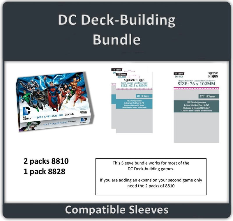 Sleeve Kings - Sleeve Bundle - DC Deck-Building Game