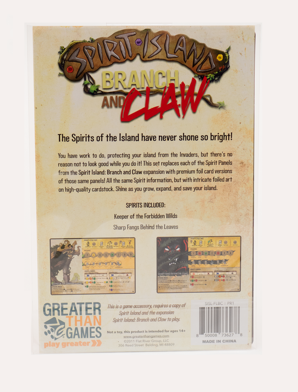 Spirit Island: Branch and Claw Foil Panels