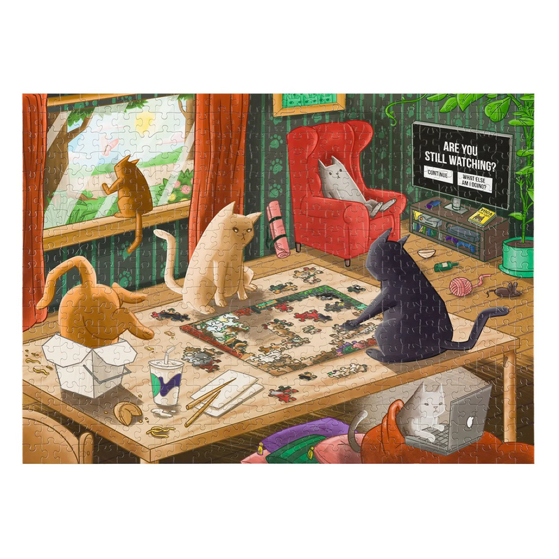 Puzzle - Exploding Kittens - Cats in Quarantine (500 Pieces)