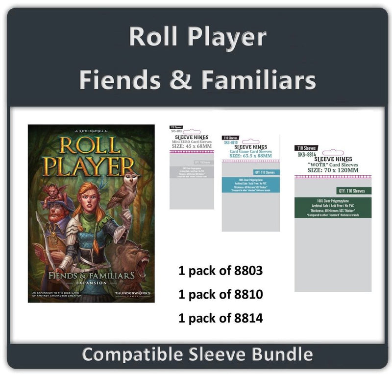 Sleeve Kings - Sleeve Bundle - Roll Player: Fiends and Familiars