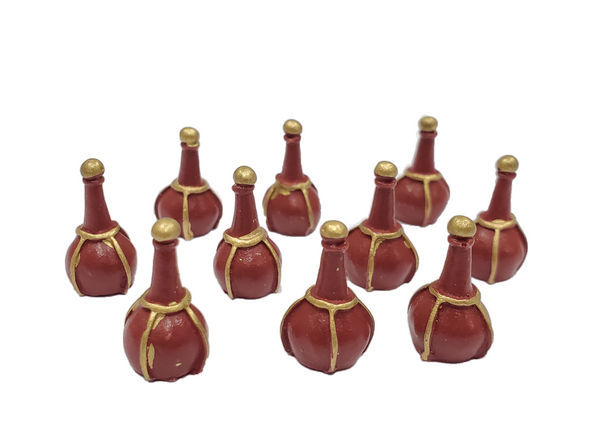 Top Shelf Gamer - Wine Bottle/Potion Bottle Token - Red (set of 10)
