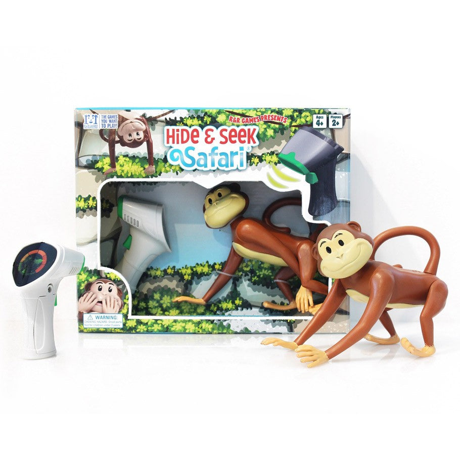 Hide & Seek Safari: Monkey & Scanner – Board Game Bliss