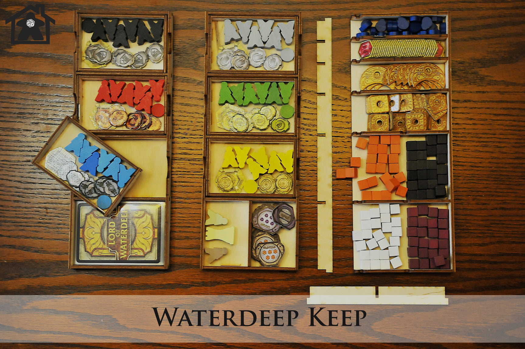 Meeple Realty - Waterdeep Keep (Compatible with LORDS OF WATERDEEP™)