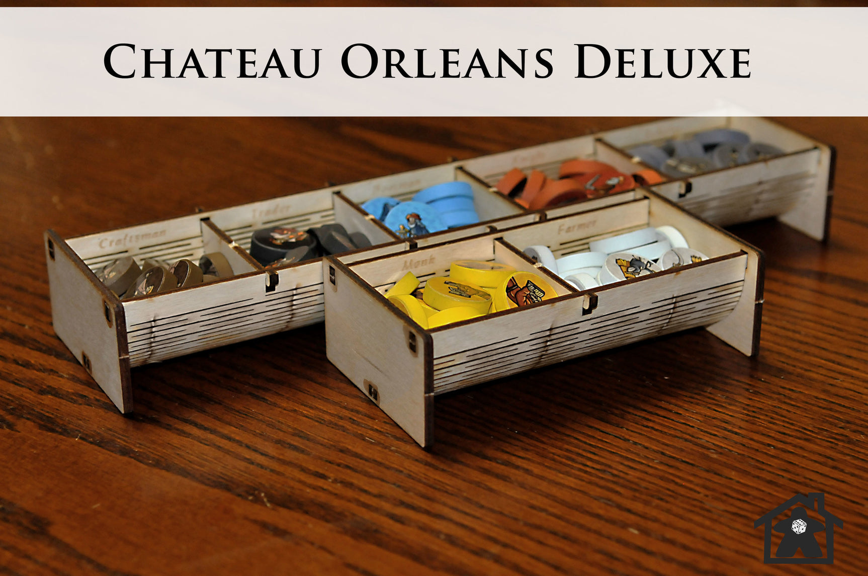 Meeple Realty - Chateau Orleans Deluxe (compatible with ORLEANS: DELUXE™ )