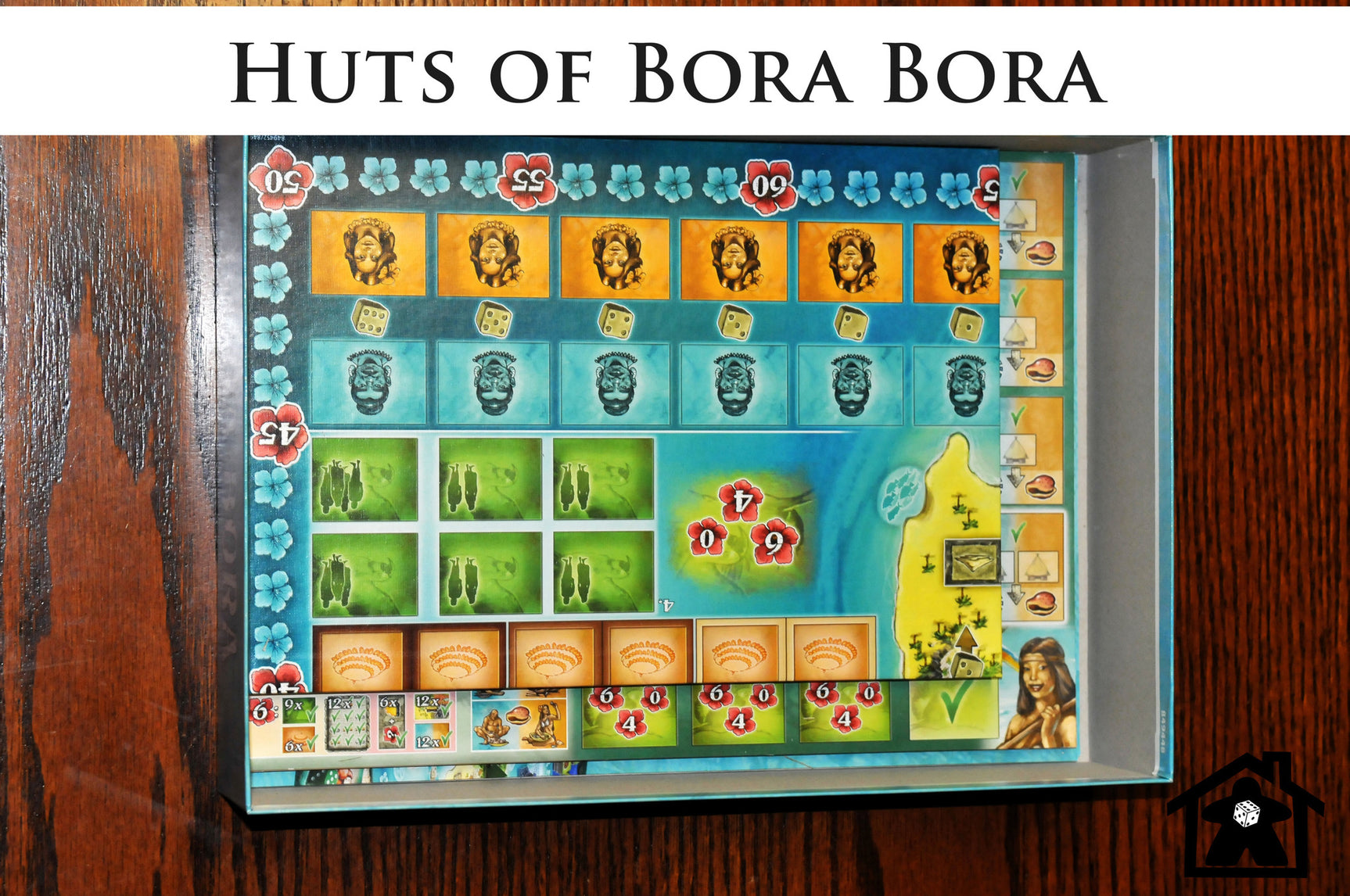 Meeple Realty - Huts of Bora Bora (Compatible with BORA BORA™)