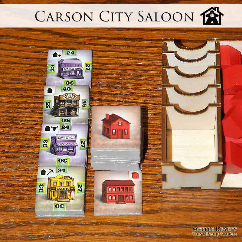 Meeple Realty - Carson City Saloon (Compatible with CARSON CITY: BIG BOX™) *PRE-ORDER*