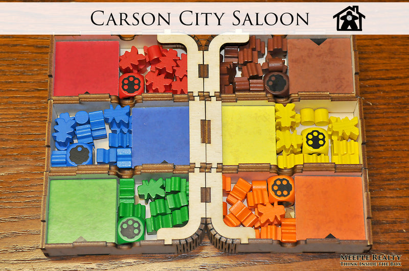 Meeple Realty - Carson City Saloon (Compatible with CARSON CITY: BIG BOX™) *PRE-ORDER*