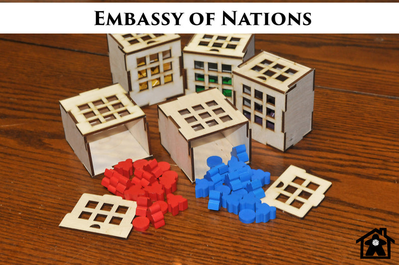 Meeple Realty - Embassy of Nations (compatible with NATIONS™)