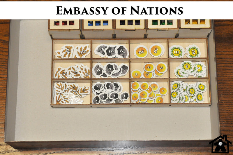 Meeple Realty - Embassy of Nations (compatible with NATIONS™)