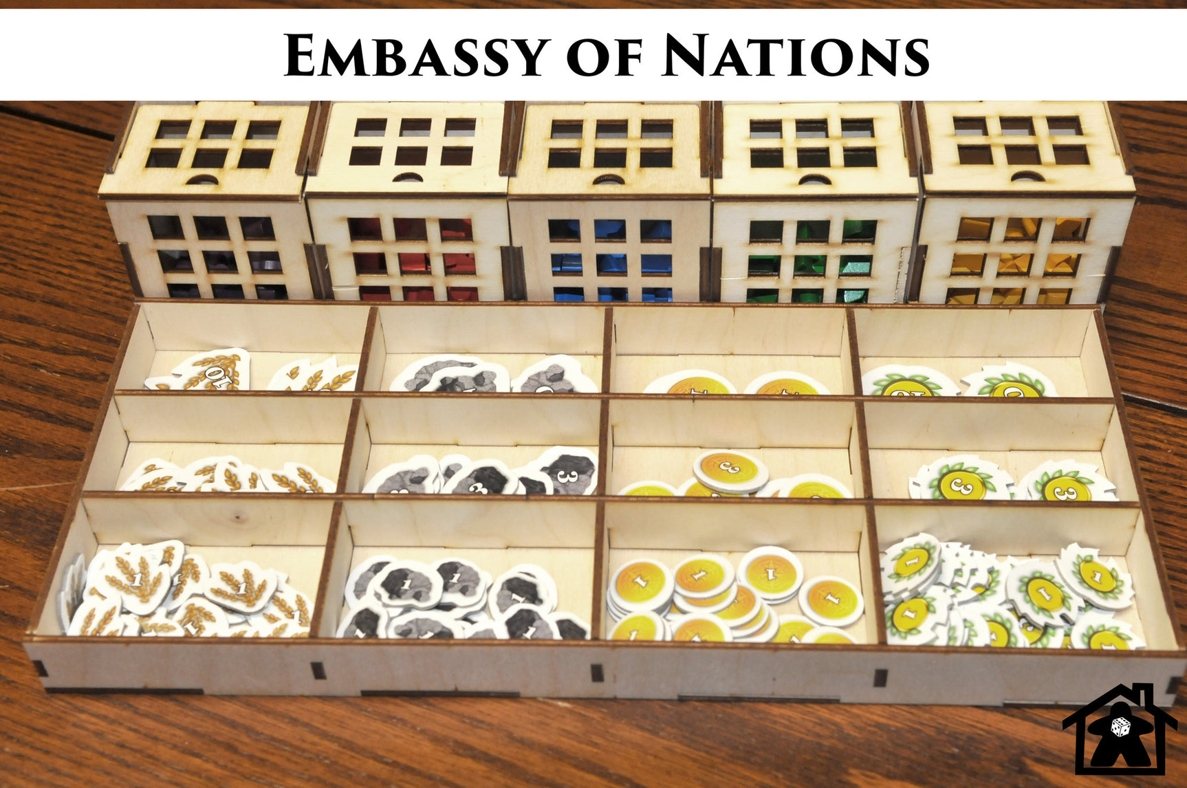 Meeple Realty - Embassy of Nations (compatible with NATIONS™)