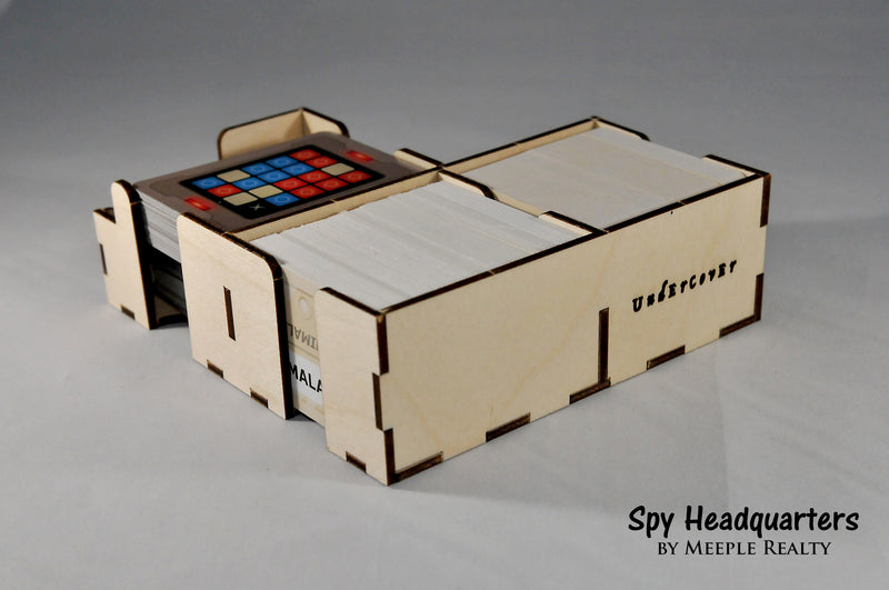 Meeple Realty - Spy Headquarters (Compatible with CODENAMES™)