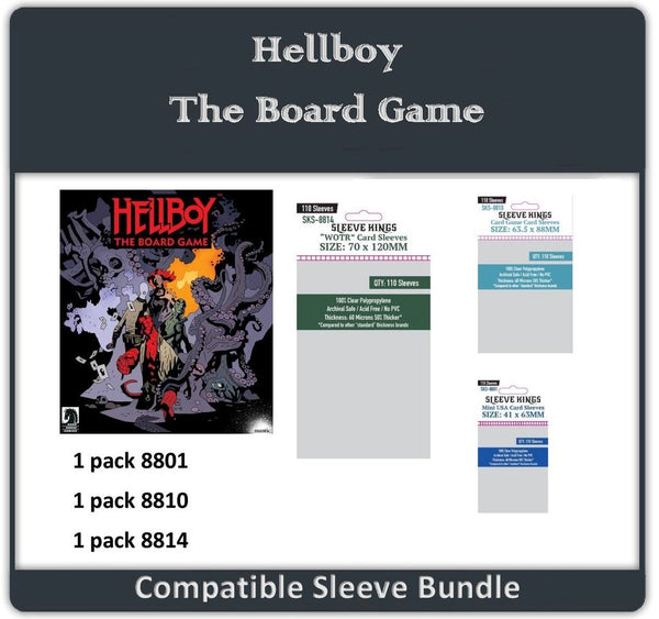 Sleeve Kings - Sleeve Bundle - Hellboy: The Board Game