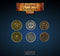 Legendary Metal Coins: Season 6 - Forged Sherlock Coin Set (24 pc)