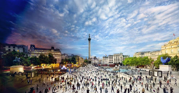 Puzzle - 4D Cityscape - Stephen Wilkes Trafalger Square, London, Day to Night (1000 Pieces)