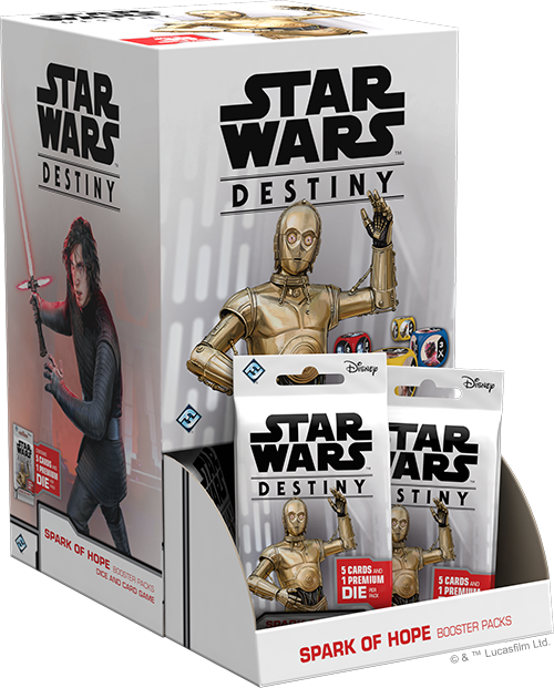 Star Wars: Destiny – Spark of Hope Booster Display