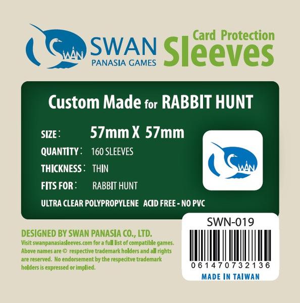 SWAN Sleeves - Card Sleeves (57 x 57 mm) - 160 Pack, Thin Sleeves