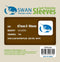 SWAN Sleeves - Card Sleeves (87 x 90 mm) - 150 Pack, Thin Sleeves