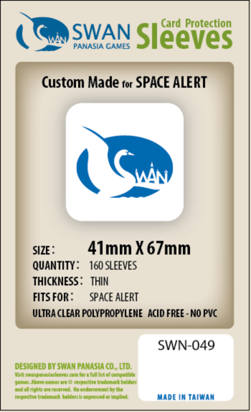 SWAN Sleeves - Card Sleeves (41 x 67 mm) - 160 Pack, Thin Sleeves