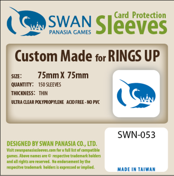 SWAN Sleeves - Card Sleeves (75 x 75mm) - 150 Pack, Thin Sleeves