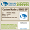 SWAN Sleeves - Card Sleeves (75 x 75mm) - 150 Pack, Thin Sleeves