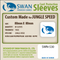 SWAN Sleeves - Card Sleeves (80  x 80 mm) - 80 Pack, Thick Sleeves