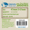 SWAN Sleeves - Card Sleeves (47 x 47 mm) - 160 Pack, Premium Adhesive Sleeves - Carcassonne Tile