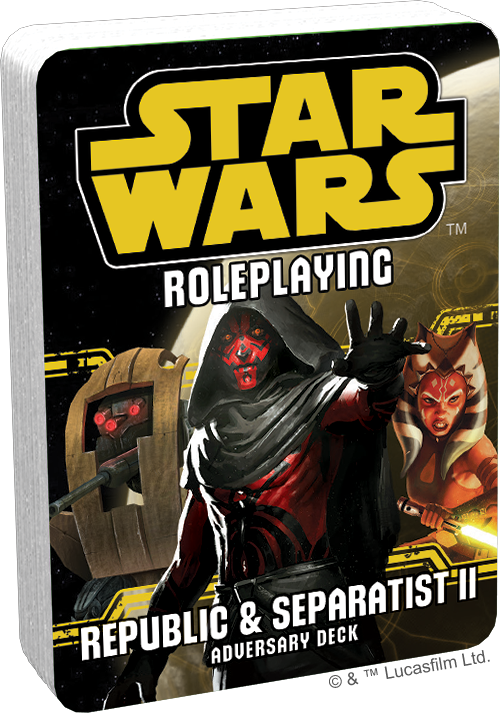 Star Wars: Roleplaying - Republic and Separatist II Adversary Deck