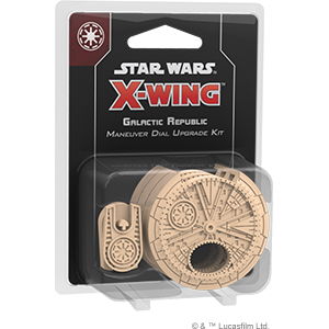 Star Wars X-Wing (Second Edition):  Galactic Republic Maneuver Dial Upgrade Kit