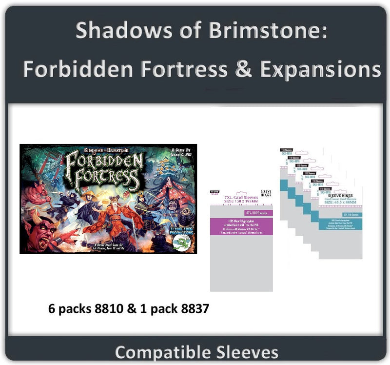 Sleeve Kings - Sleeve Bundle - Shadow of Brimstone: Forbidden Fortress & Expansions