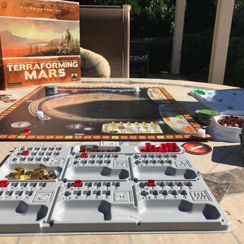 Game Trayz - Terraforming Mars Game Trayz - Player Mat (Clear Matte)