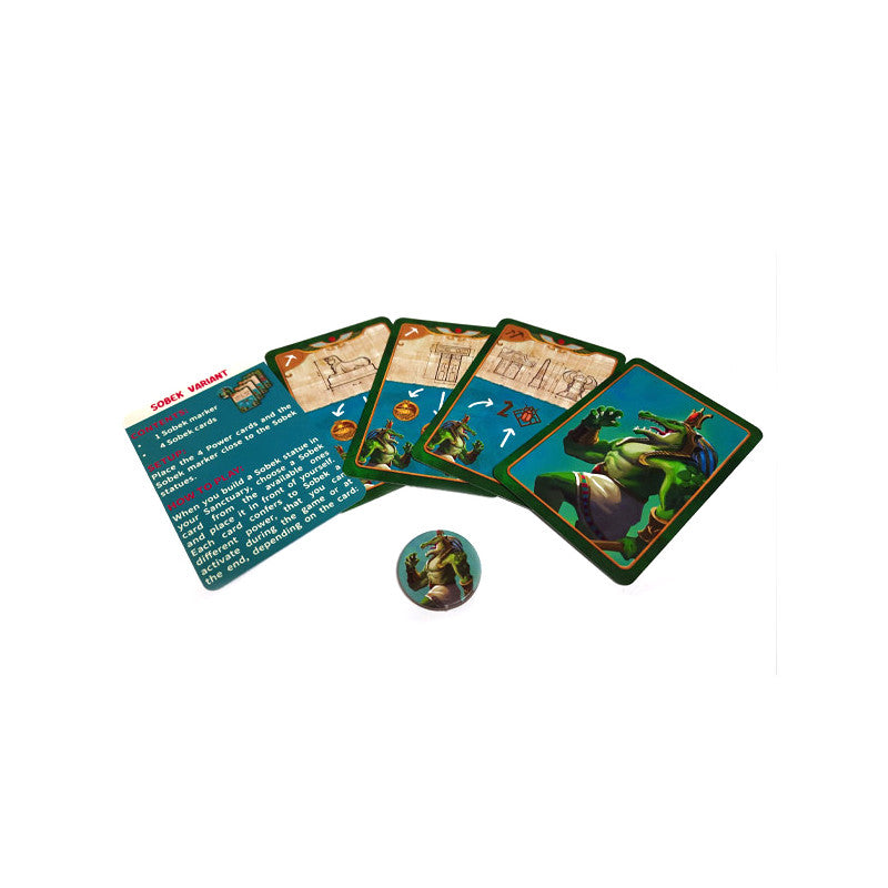 Cleopatra and the Society of Architects: Deluxe Edition Expansion Sets - The Whims of Cleopatra, The Cult of Sobek and The Sobek Variant