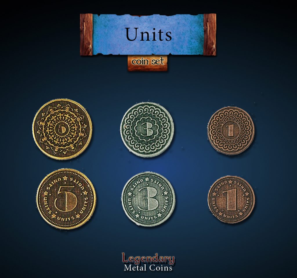 Legendary Metal Coins: Season 2 - Units Coin Set (30 pcs)