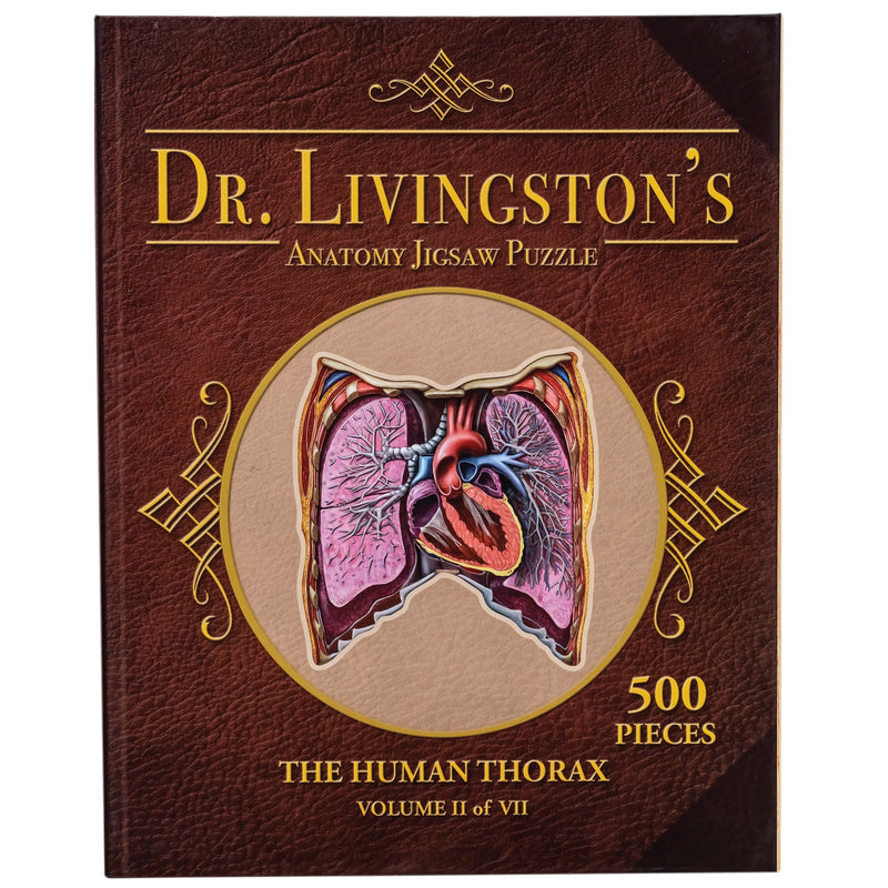 Puzzle - Genius Games - Dr Livingston: Human Thorax (500 Pieces)