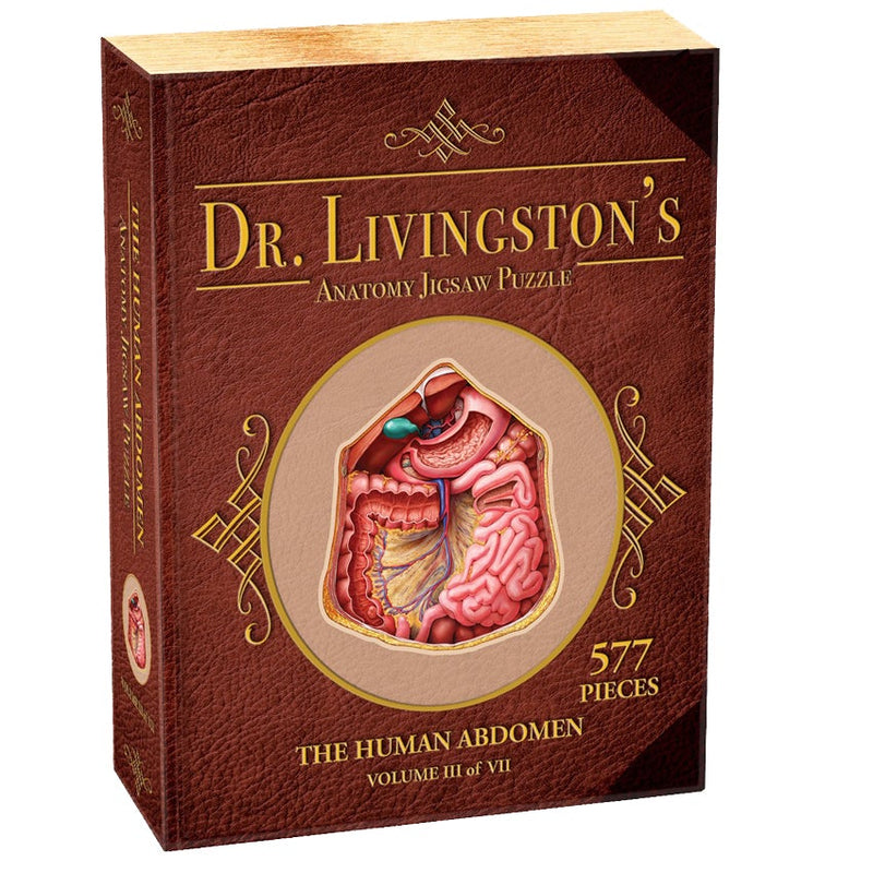 Puzzle - Genius Games - Dr Livingston: Human Abdomen (577 Pieces)
