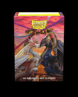 Dragon Shield - Limited Edition Brushed Art Sleeves: Valentine Dragons 2023 (100ct)