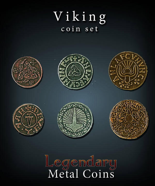 Legendary Metal Coins: Season 2 - Viking Coin Set (24 pcs)
