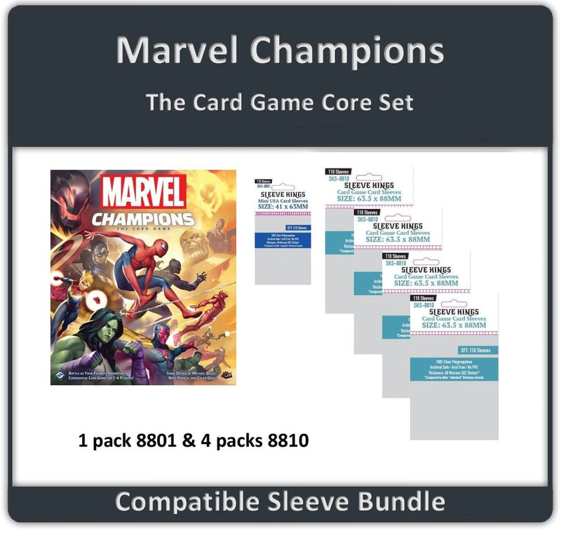 Sleeve Kings - Sleeve Bundle - Marvel Champions: The Card Game Core Set