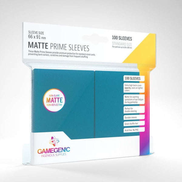 Gamegenic - Matte Prime Sleeves - Blue (100ct)