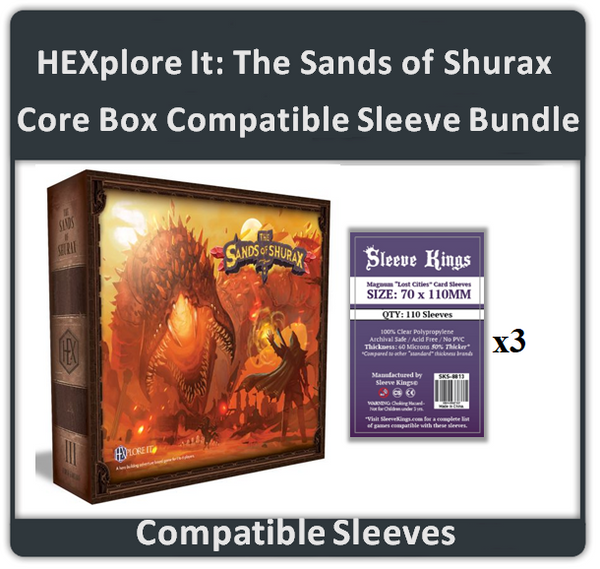 Sleeve Kings - Sleeve Bundle - Hexplore It: The Sands of Shurax