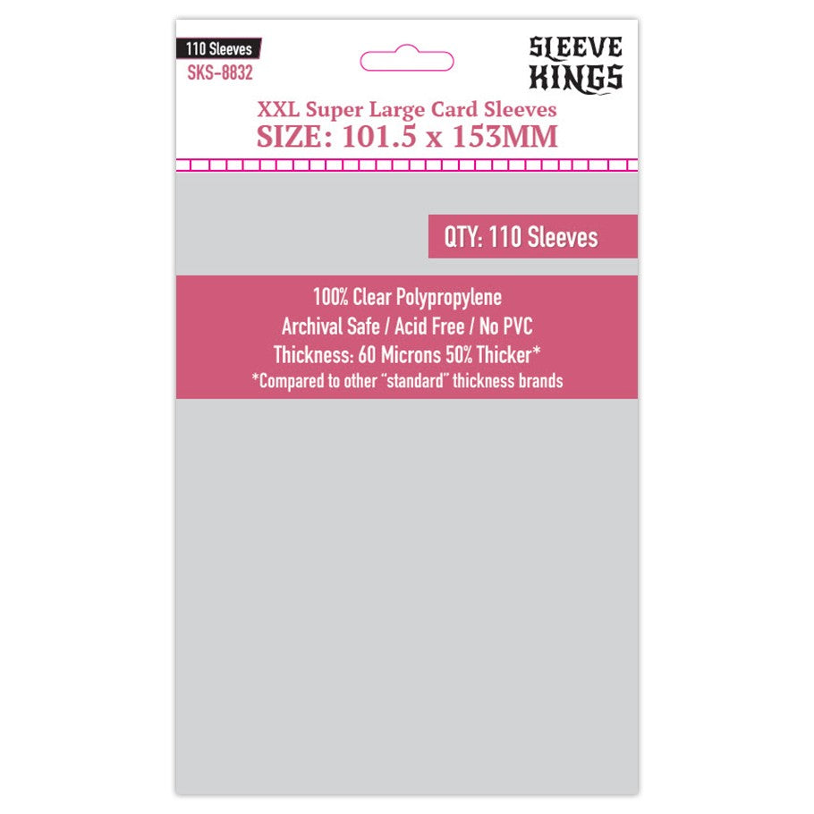 Sleeve Kings - XXL Super Large Sleeves (110 pack)